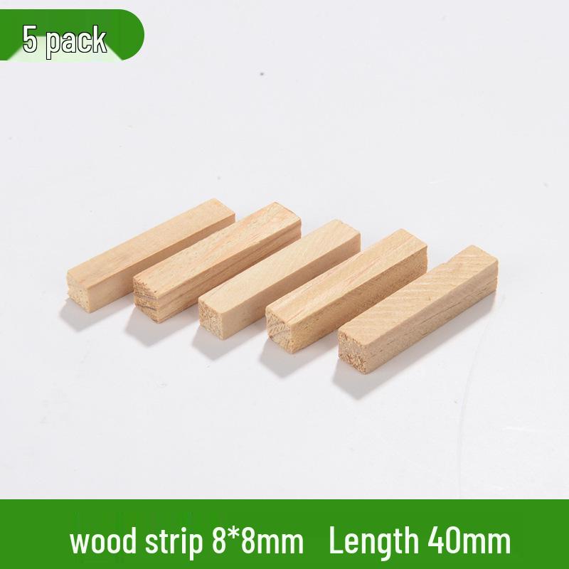 Paulowniahout Strips voor 3D Modelbouw en Blokhut Constructie