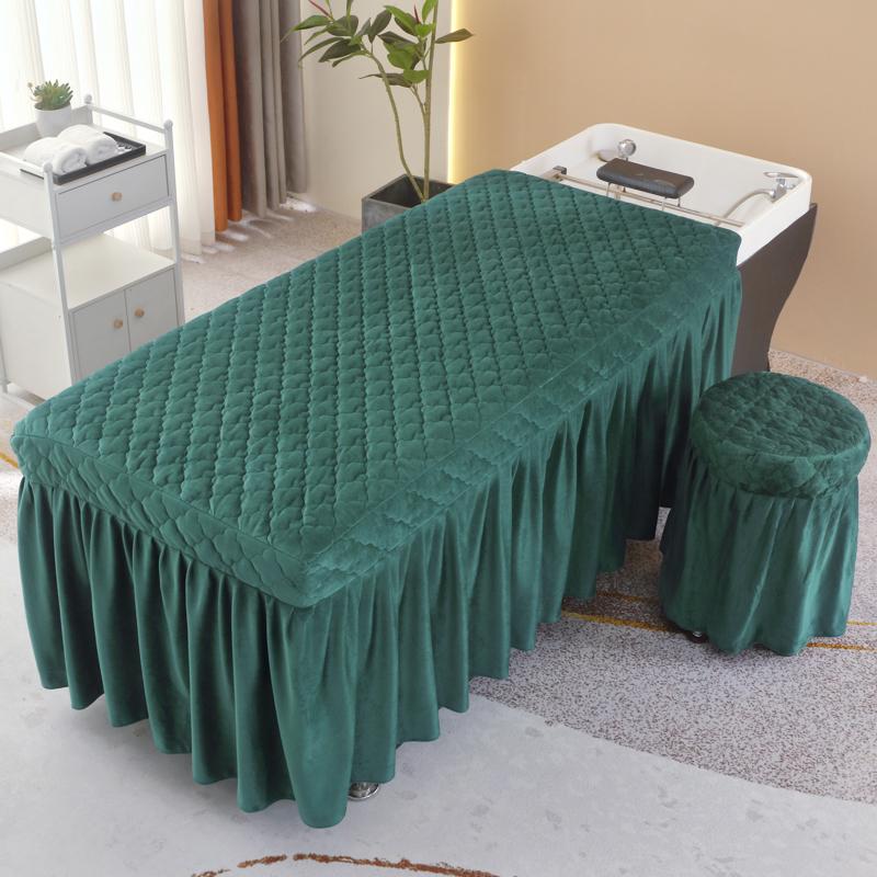 Beauty Salon Bed Skirt Hair-washing Bed Cover Massage Table Bed Cover Sheet Bedskirt SPA Treatment Table Cover