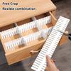 1/5/10Pcs Diy Cutting Drawer Dividers Combination Partition Board Space-Saving Wardrobe Closet Separator For Underwear Socks