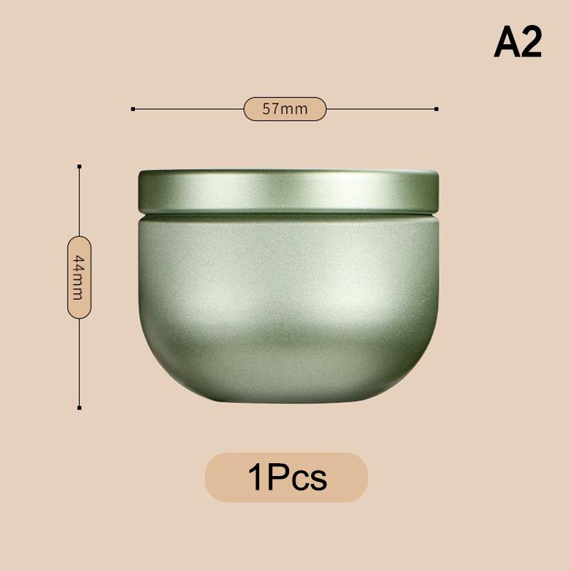 

1/5Pcs Portable Tea Canister Mini Empty Pot Tea Box Candy Round Cans Thickened Iron Herb Sealing Jar Spice Storage Organizer