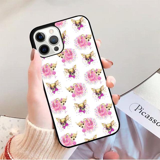 Love Chihuahua Dog Mom Puppy Phone Case for iPhone 17 Air 16 16e 15 Plus for Apple 13 11 12 14 Pro Max coque fundas