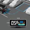 Kit de 4 capteurs de stationnement pour voiture Véhicule Auto Marche arrière Arrière Système radar de recul Avertisseur sonore vocal Détecteur d'assistance Parktronic de stationnement