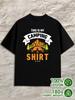 T-Shirt Y2K Camping Adventure Black Regular Fit