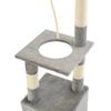 Cat Scratching Post with Sisal Scratching Posts 109 cm Grey