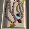 Exquisite Beaded Necklace with Glass Fish Pendant Handmade Clavicle Chain Unisex Choker Versatile Accessory for Women