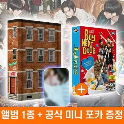 [First Music] Boy Next Door Album Who Single 1st Debut BOYNEXTDOOR 1 Random + 1 Mini Photocard
