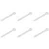 50Pcs Golf Tee Holder Maple Wood White Long Ball Base Set Kit for Outdoor Sports 70mm  2.76in