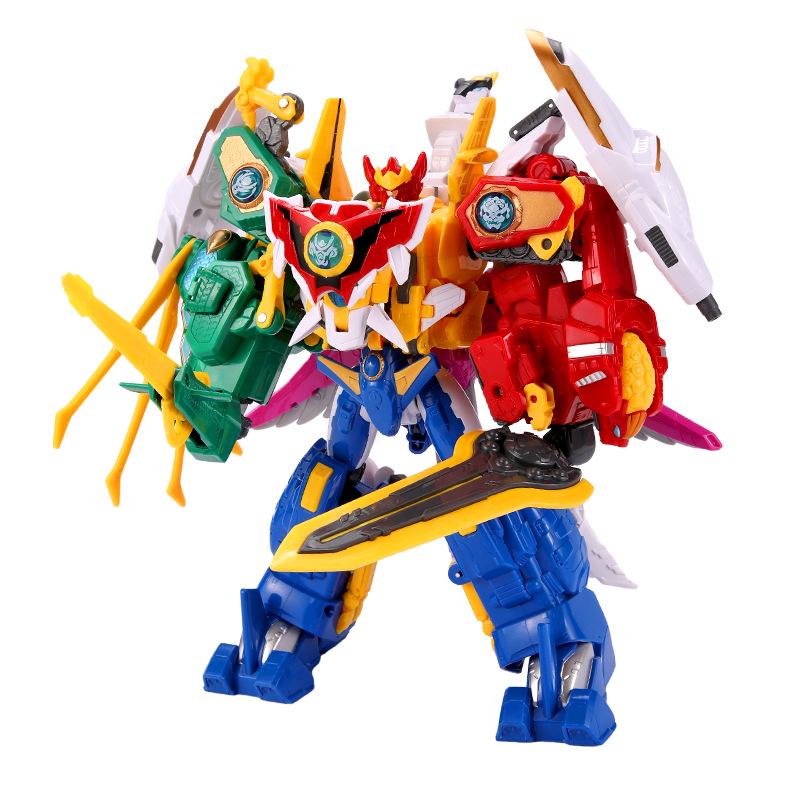 6-in-1 Transforming Mecha: Azure Dragon & Unicorn Adventures