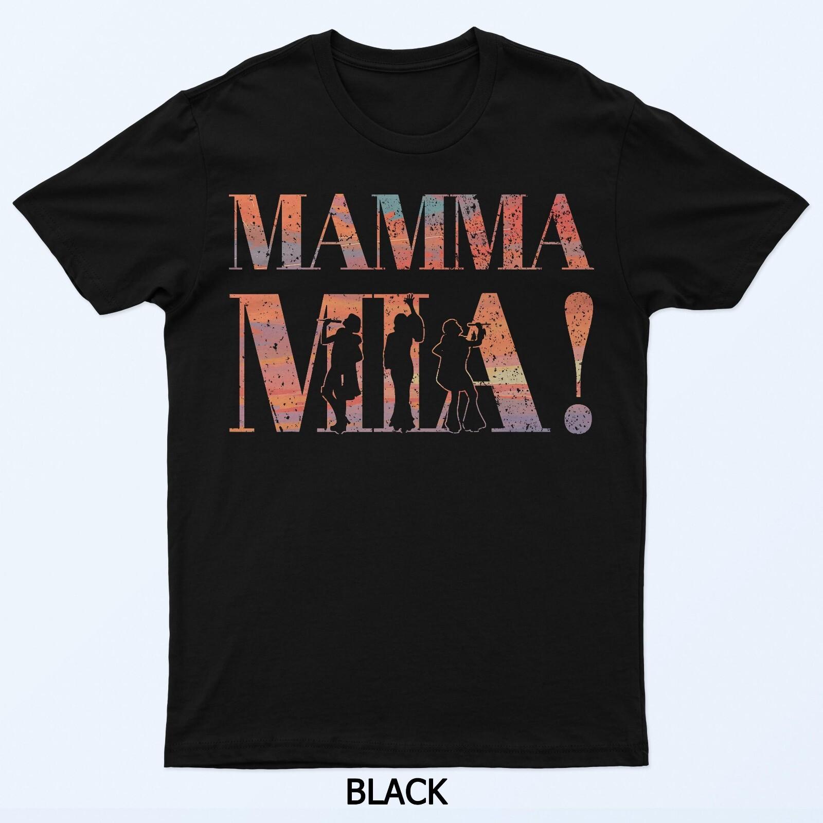 Футболка Mamma Mia Ретро Диско Танцы Силуэт 70-е Вайб 3XL