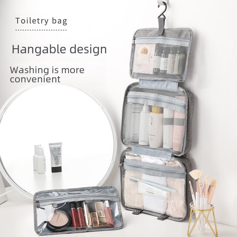 Bolsa de Higiene Masculina de Viagem Impermeável Pendurável de Grande Capacidade - 40% de Desconto