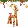 Skandinavische Weihnachten Strohziege Weihnachtsdeko Ornamente Strohziege Schwedische Tradition Dekor für Innen Außen Wohnbereich