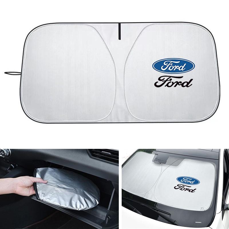 Auto Front Sonnenschutz Windschutzscheiben Sonnenschirm für Ford Focus MK3 MK2 Fiesta MK7 Escape Mondeo Mk4 Fusion Kuga Ecosport Transit