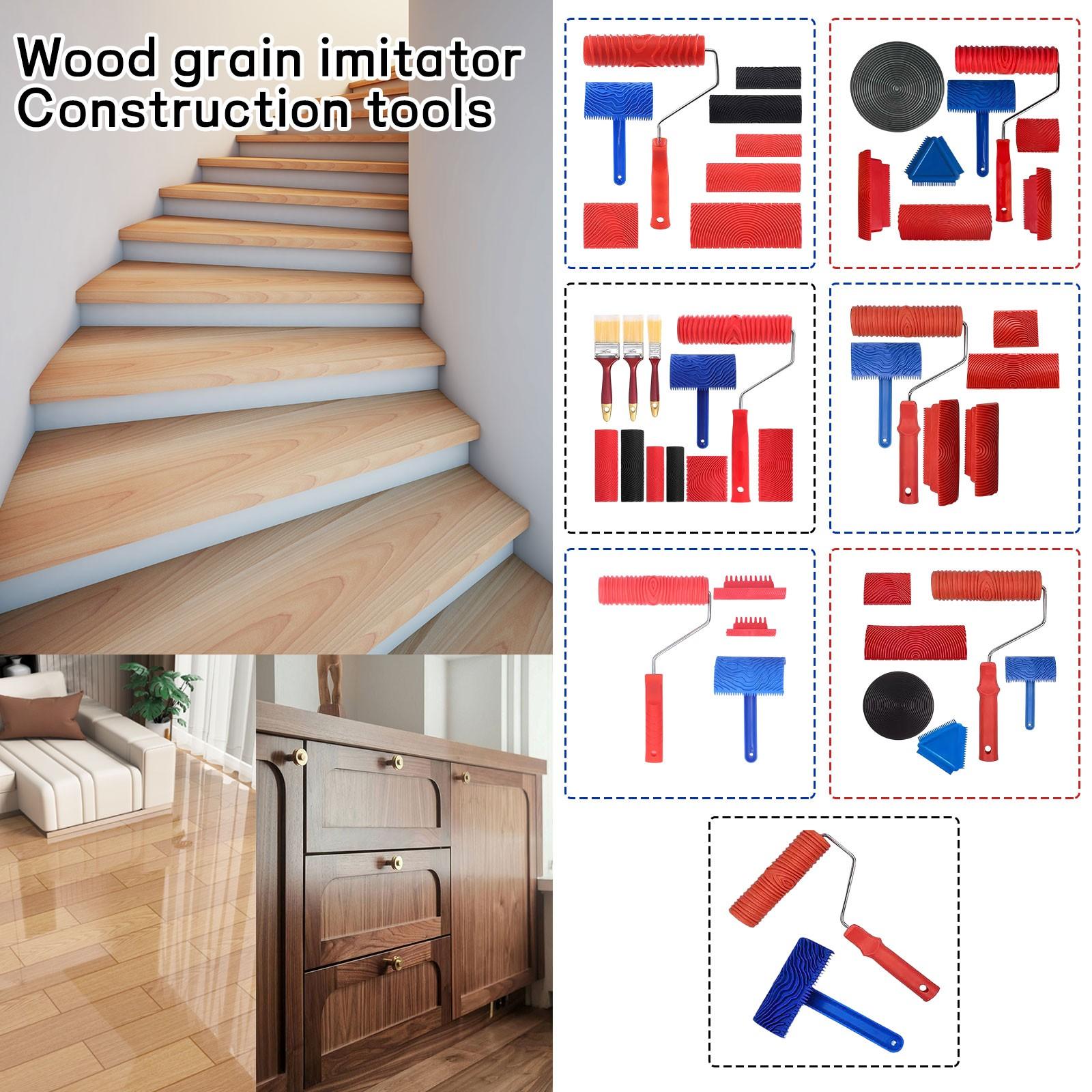 

Wood Grainer Imitation Wood Grain Construction Tools Art Paint Tool Set One Size