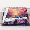 1PC home Cute Room Decor Anime NSX In Autumn Blanket Throw Blanket nsx Novelty Warm Blanket All Season