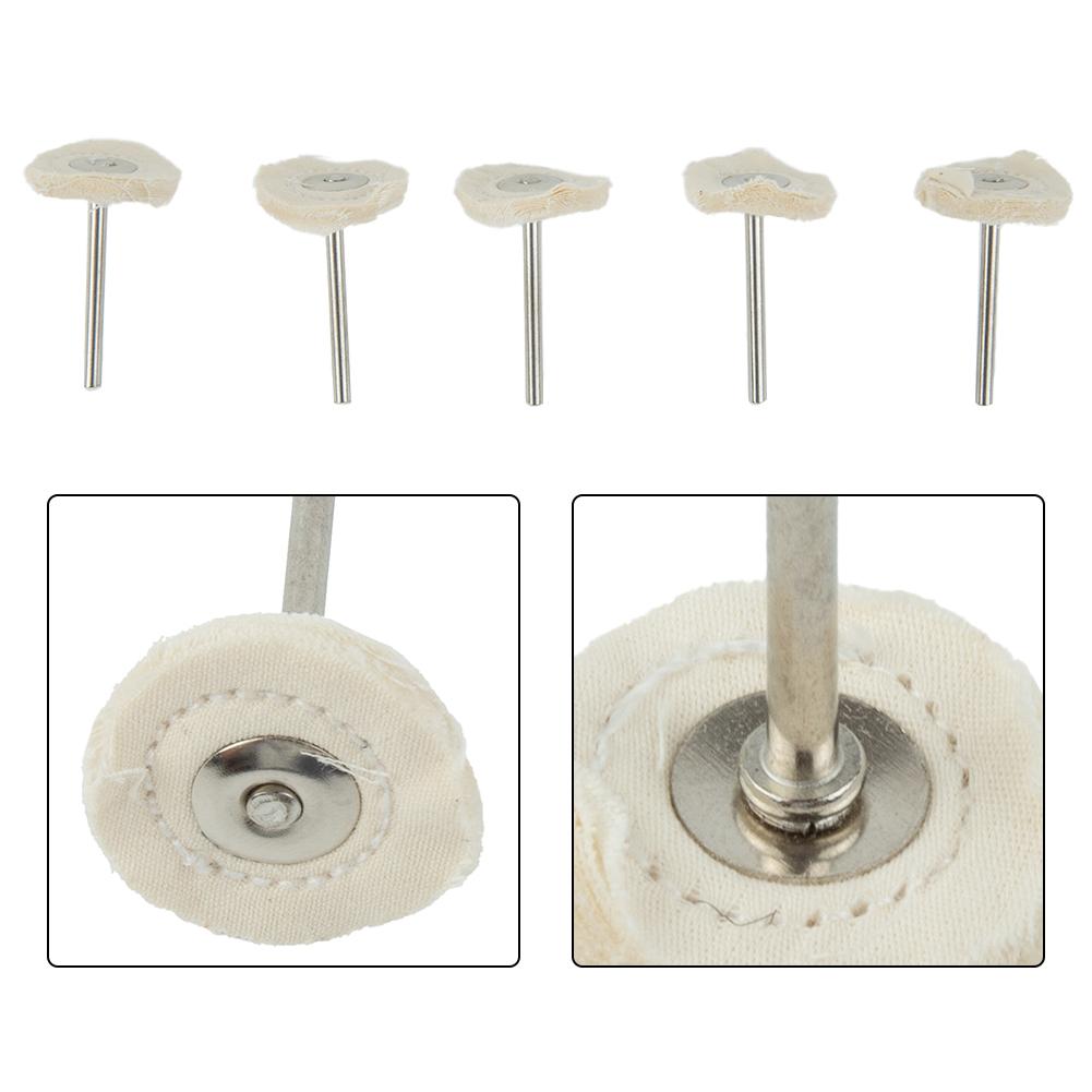 Polishing Wheel 5pcs Buffing Wheel Grinding Head Silver