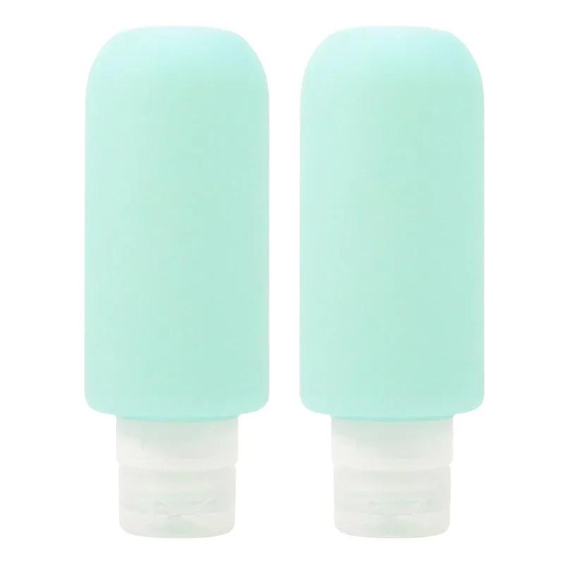 200ml Silicone Bottle Refillable Bottle Lotion Shower Gel Shampoo Container Empty Bottle Portable Travel Accessories Wholesale