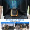 Waist Clip Fan 6000mAh ABS Hand-Free Neck Hanging Cooler