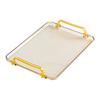 Creative Serving Tray, Plastic Platters for Home Countertop Lunch Coffee Dessert