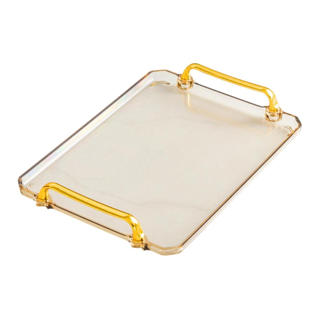 Creative Serving Tray, Plastic Platters for Home Countertop Lunch Coffee Dessert