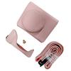 Portable Camera Protective Case Retro Style Camera Case Carry Bag with Opening Bottom Shoulder