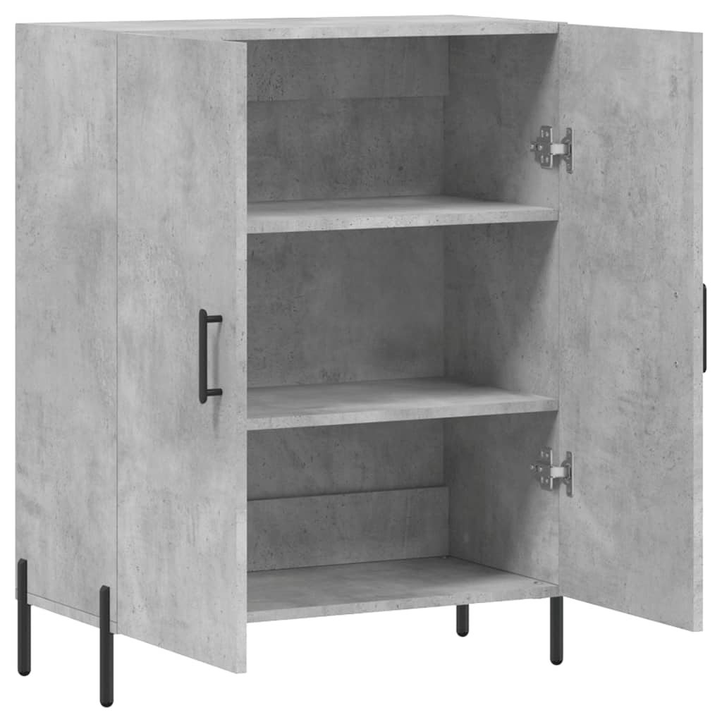 Sideboard Concrete Grey 69.5 x 34 x 90 cm Engineered Wood
