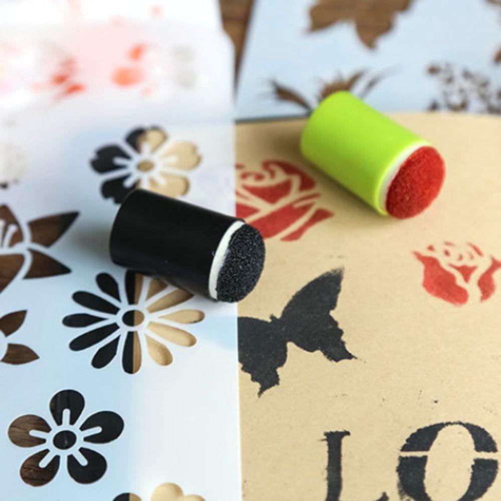 40PCS/set Multicolour Finger Sponge Daubers Small Size Children's Painting Tool  Drawing