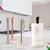 Marble Base Kitchen Paper Towel Holder Roll Paper Holder Punch Free Desktop Accessories Storage Shelf