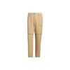 Elastic Waist Outdoor Softshell Sports Pants Men Bottoms Khaki IC7993