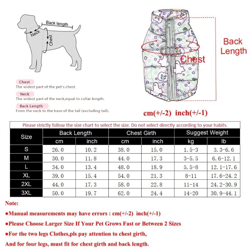 Dog Jacket Small Medium Dogs Cats Party Puppy Costume Warm Pumpkin Print Pet Coat Cute Schnauzer Chihuahua Vest Coat