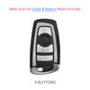 2x Silicone Car Key Fob Cover Case Holder Keychain For BMW X3 X4 M2 M3 M5 F20 F22 F30 F31 F32 F10 F11 F07 F06 F01 F25 F26 F80