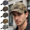 Curved Brim Camouflage Baseball Cap Adjustable Visor Sunscreen Hats  For Man Women Unisex