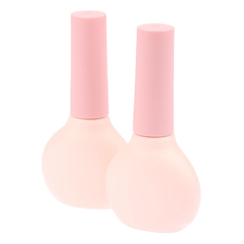 

9 мл пустая прозрачная стеклянная бутылка для лака для ногтей пустая с крышкой кисточка косметические контейнеры стеклянные бутылки для ногтей с кисточкой