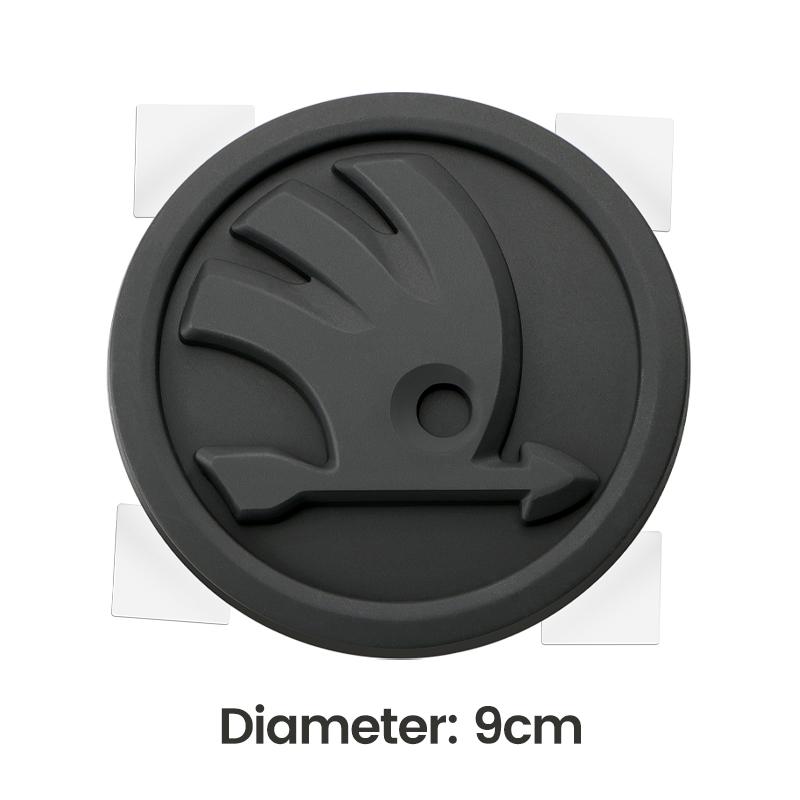 80mm 90mm ABS Emblem For Skoda Fabia 1 2 Octavia a7 RS Superb Rapid Yeti Karoq Vision Car Head Front Rear Boot Tailgate Sticker aga633