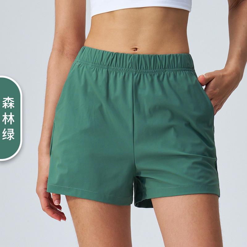 Summer new outdoor cool three-point yoga pants loose sun protection yoga shorts open-ended outer wear casual sports pants
