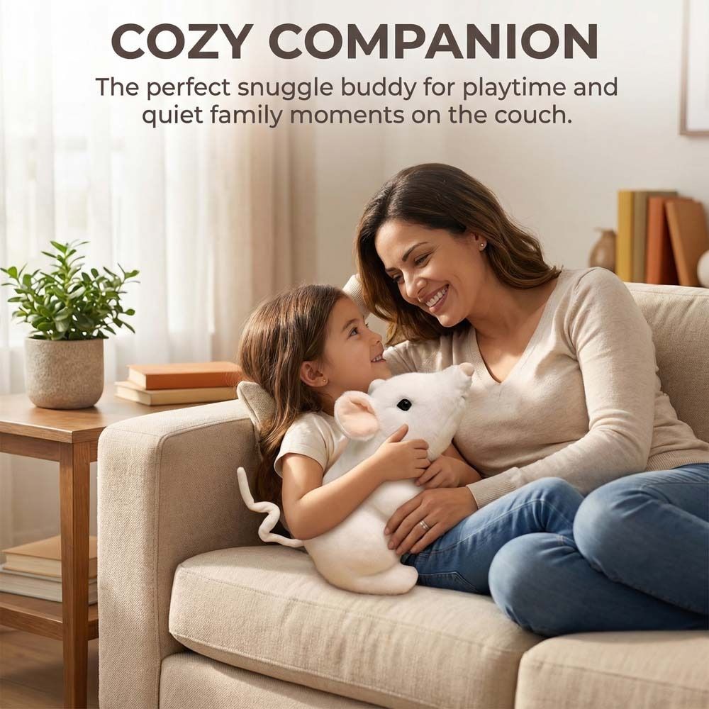 Lebensechte kleine Maus Simulierte Maus Plüschpuppe 27CM Mauspüscheltiere Desktop-Haustiere