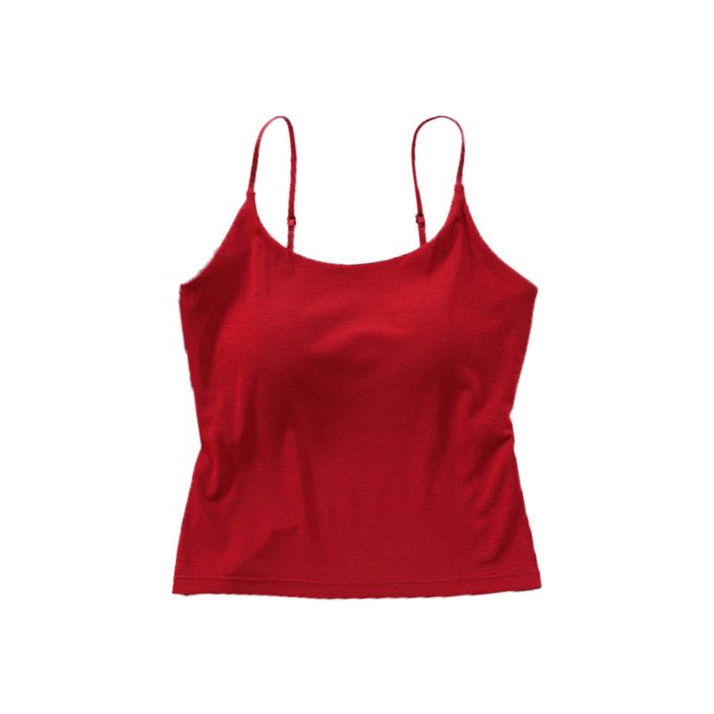 Breathable Underwear Ice Silk 8839-2 Cool Jelly Women'S Fixed Cup Sling Beautiful Back Seamless Small Sling Outer Wear
