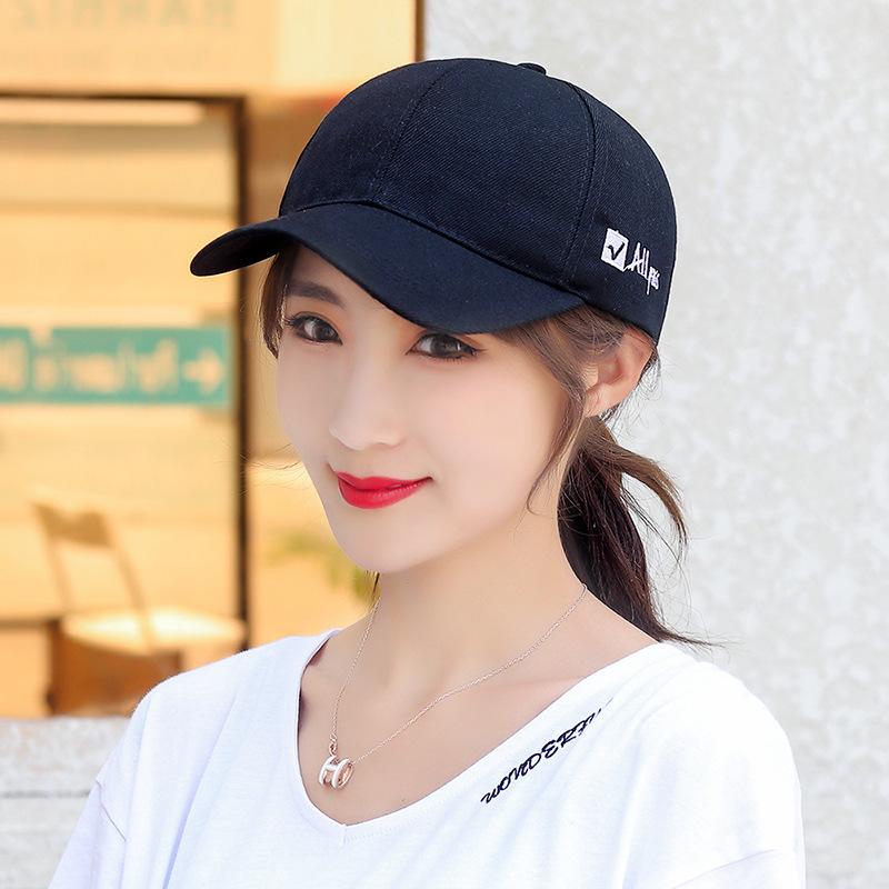 Zhen yue qi trendy embroidered baseball cap - women's casual letter visor hat - men's couple hat