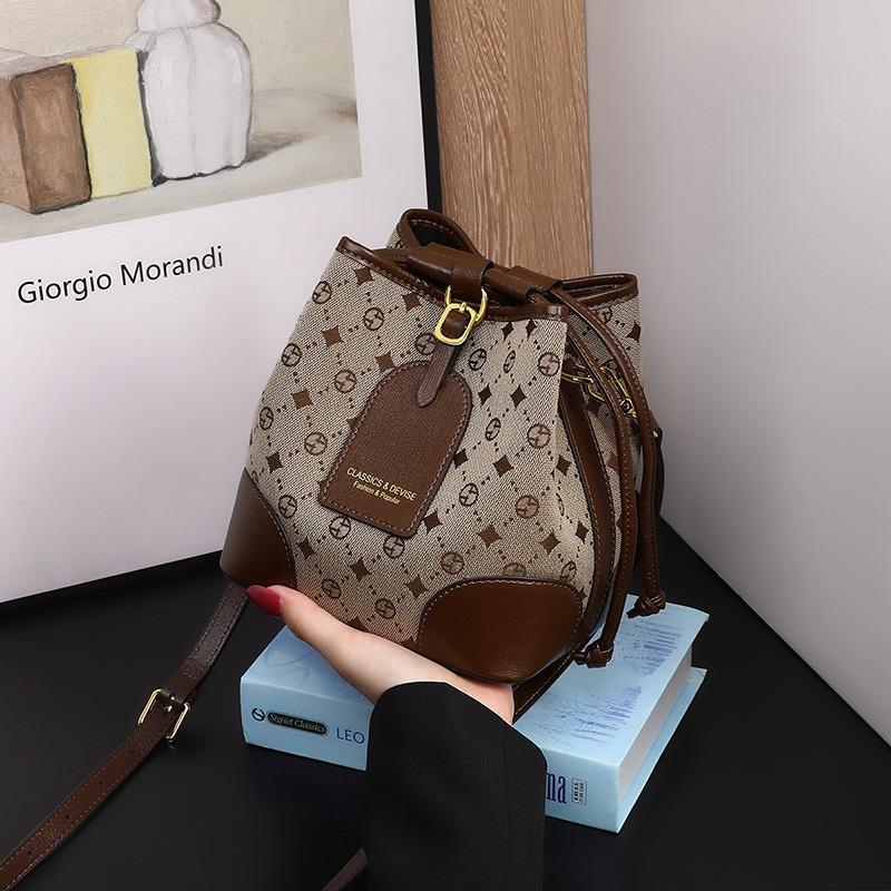 Bags Women's Autumn and Winter New Bucket Bags Crossbody Women's Bags Premium Texture Niche Shoulder Bags Luggage