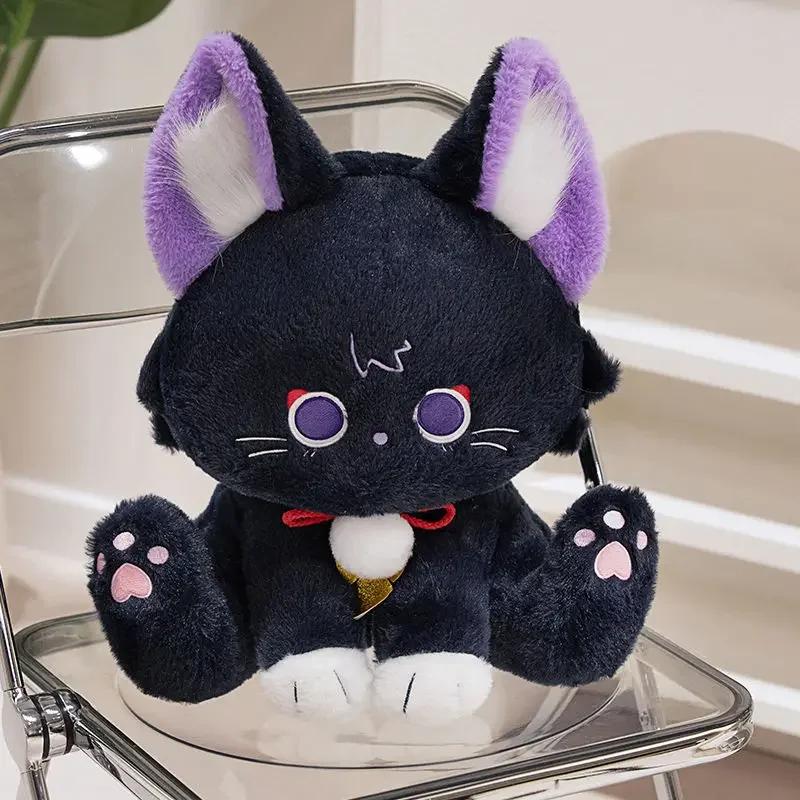 Cute Genshin Impact Doll Scattered Soldiers Cat Cat Pillow Mandrill Pillow Game Surrounding Doll Plush Toy Sleeping Pillow Gifts