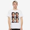 Jim Carrey Funny Faces T-Shirt, Men's and Women's Sizes (MOV-56937)