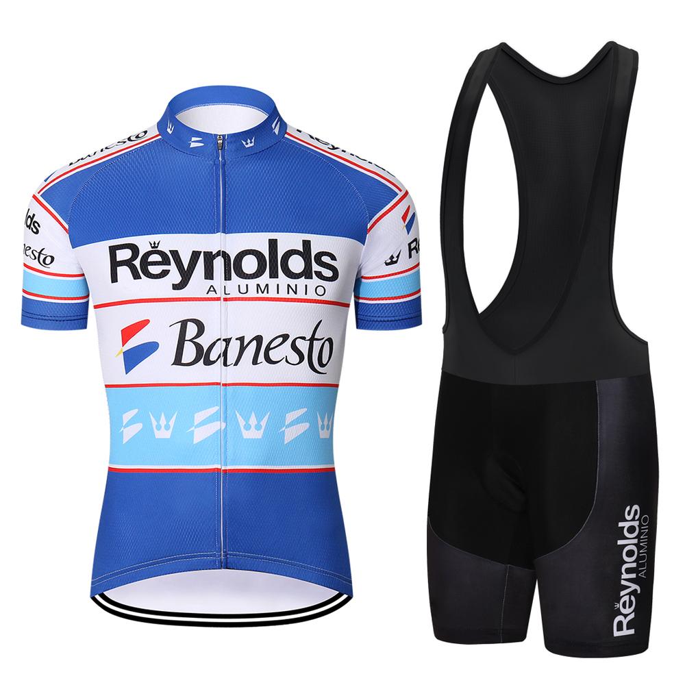 Summer Breathable 2026 Reynolds Men Cycling Jersey Maillot Set Short Polo Shirt Clothing Mtb Bib Participating Teams Enduro Cycl Clothes
