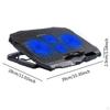 Foldable Laptop Cooling Pad Notebook Cooler Adjustable Height USB Powered for 14-15.6inch