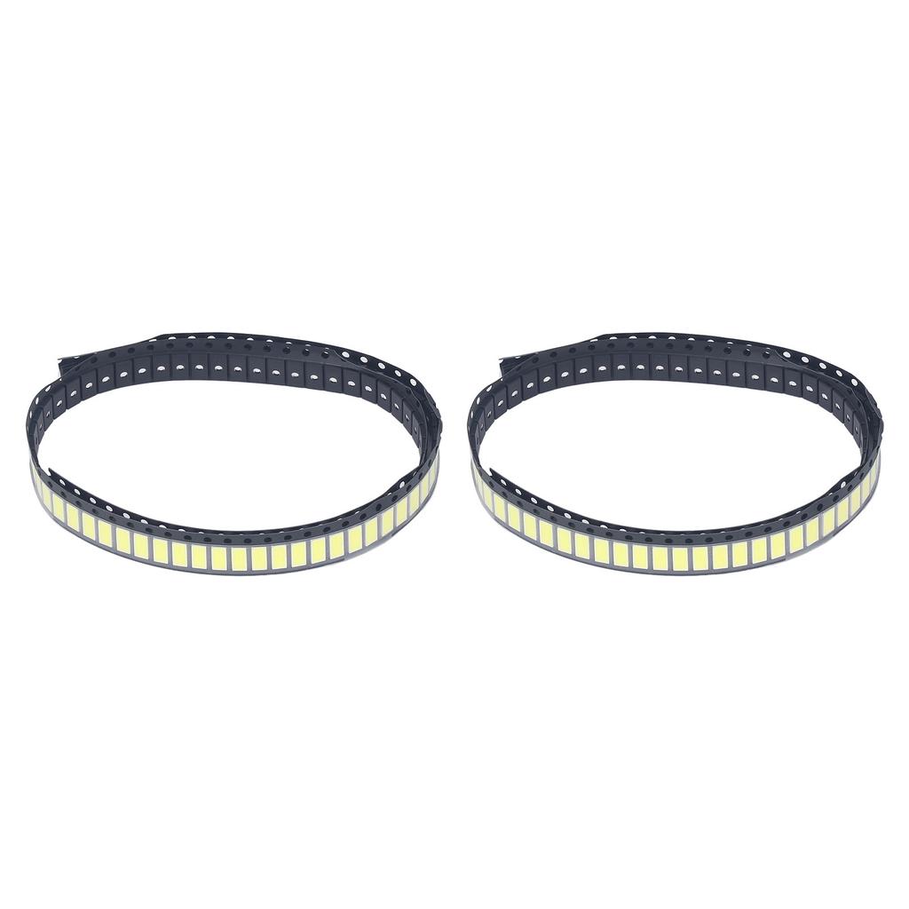 200Pcs White 6V SMD LED Light Bead Color Temperature 6000‑6500K LCD TV Backlight Bead