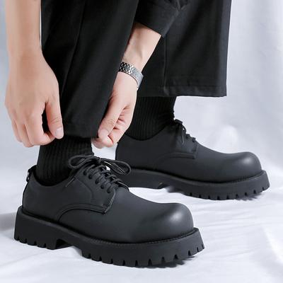 Herren Lederschuhe Dicke Sohlen Verschleißfeste dicke Sohlen Business-Schuhe Formelle Oxfords für Herren Herrenschuhe
