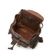 Cowhide Backpack Men's and Women's Casual Genuine Leather Backpack for High School Students Simple School Bag