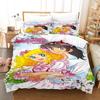 Candy Candy 3D Kawaii Anime Beddengoed Set Enkel Twin Volledig Queen King Size Dekbedovertrek Sets voor Volwassen Kind Slaapkamer