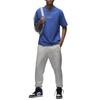 Nike Breathable Letter Print Design Comfortable Pullover Short Sleeve T-Shirt Men Tops Blue HF5491480