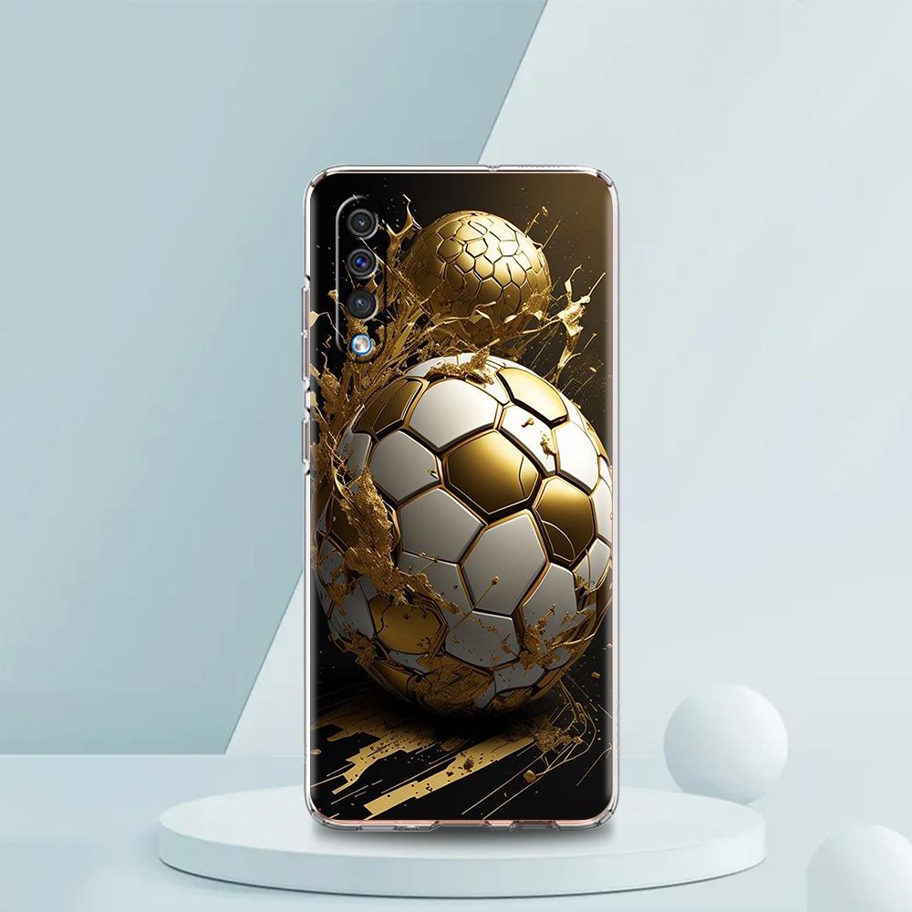 

Прозрачный чехол для телефона для Samsung Galaxy A16 A14 A12 A22 A24 A42 A06 A20 A30 A40 Мягкая TPU крышка с рисунком Футбол Футбол Футбол Samsung A10