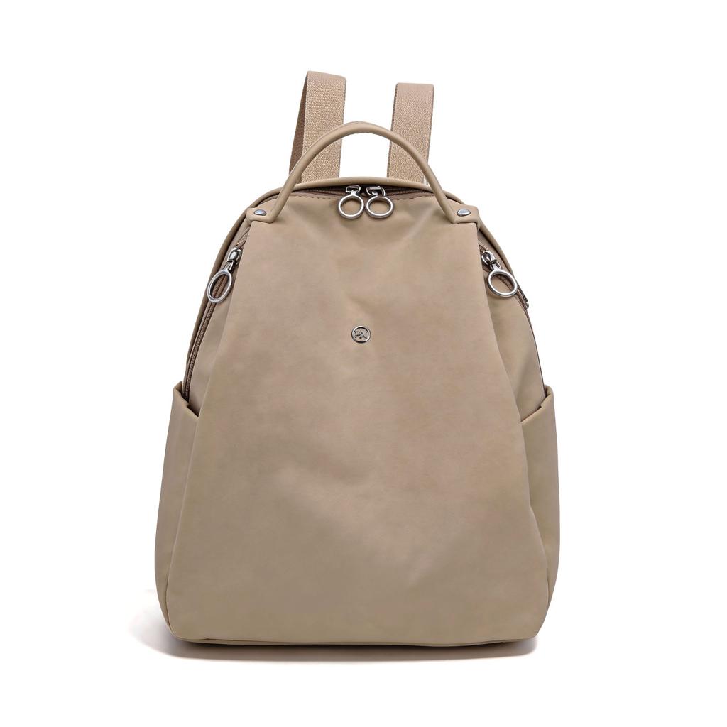 Schoolbag Backpack Women's Versatile Nylon Cloth Bag Lazy Textured Small Backpack Waterproof Large Capacity Oxford Cloth Handbag