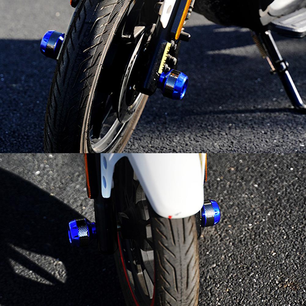 Universal 2Pcs Aluminum Alloy Motorcycles Falling Protector Explosion-proof Frame Slider Front Fork Cups Sliders Falling Crash